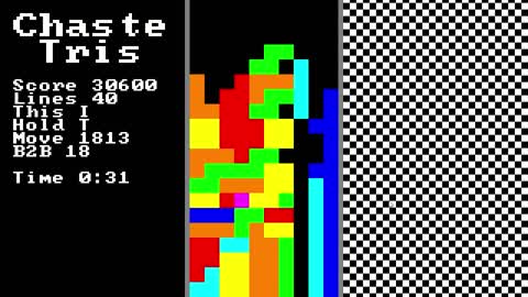 Chaste Tris LT Stacking 60 Lines