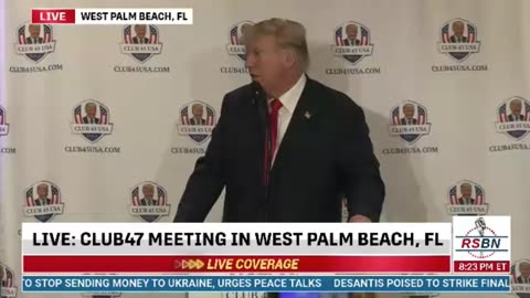 A young audience member asks Trump what he would do to stop the war in Ukraine