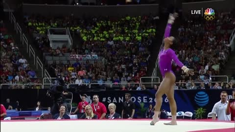 Gabby Douglas Floor Exercise 2016 Olympic Trials 2016 Day 1