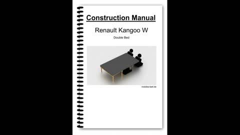 Construction Manual - Renault Kangoo W Double Bed