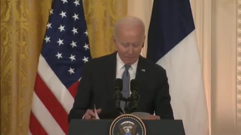 Biden Says He Will Answer the Question He Didn't Hear or Understand