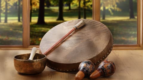 Soothing ASMR Shaman Drum Meditation for Inner Balance and Harmony