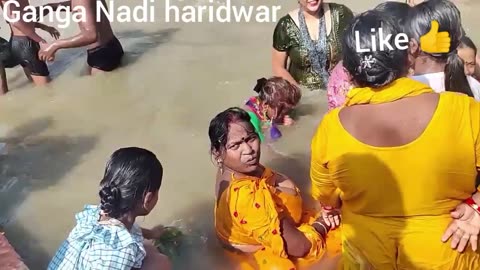 Haridwar ganga ghat bathing amazing letest video