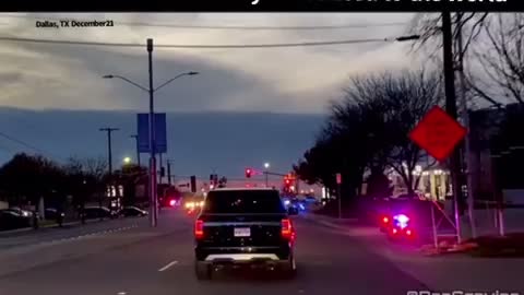 President Trump’s motorcade in Dallas Texas December 2021