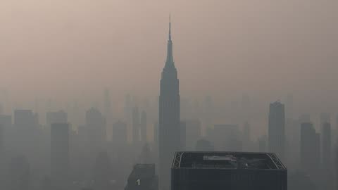 FAA delays flights into New York's LaGuardia airport as Canadian wildfire smoke spreads