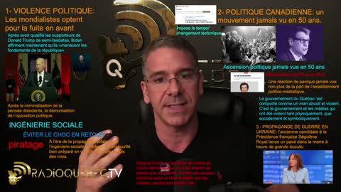 Extrait du WEBJOURNAL du 4 septembre 2022 - La violence politique comme échappatoire - Analyse