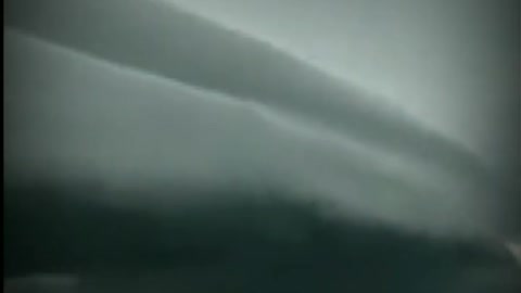 Rare phenomenon Clouds like water waves