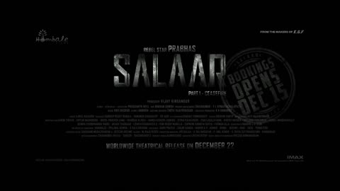 SALAAR HINDI TRAILER