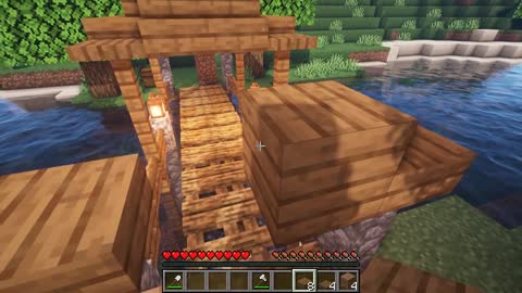 Minecraft: How to Build a Roofed Bridge