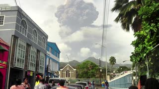 St Vincent residents wake to ash-covered streets