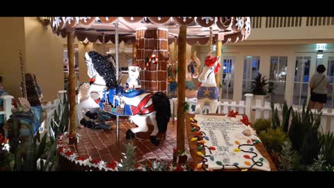 Gingerbread Carousel at Disney's Beach Club