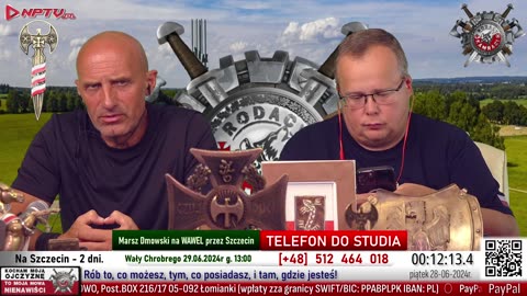 Dmowski na Szczecin - 2 dni. Czw. 27.06.2024r. W. Olszański, M. Osadowski NPTV.pl Rodacy Kamraci