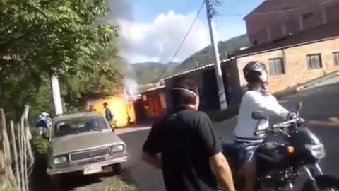 Explosión en bodega de San Gil dejó un herido