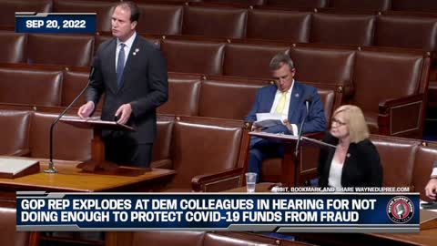 GOP Rep slammed Democrats for not doing enough to protect COVID-19 relief funds from fraud