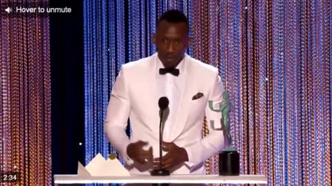 Moonlight - Mahershala Ali - Screen Actors Guild - Inspirational Acceptance Speech