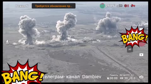 Russian FABs hits Ukrainian positions near the settlement Urozhaynoye. Massive explosions