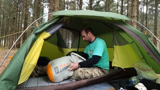 Packing away the sleeping system in the cloud peak 2