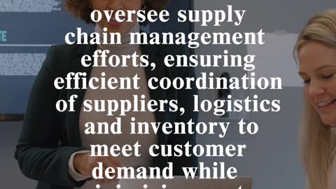 CEO Proficiency: Supply chain management and optimization