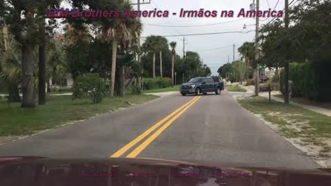 Andando de Carro na Praia de Daytona Beach + New Smyrna Beach + Florida + USA + EUA + Part 1/2