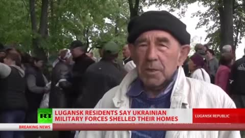 Speaks out about how the UkrainianArmy shelled and killed his neighbour