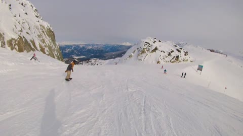 Whistler Snowboard Double Fail