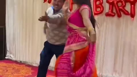 Naming dance by old man