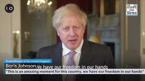 British Prime Minister, Boris Johnson: "This is an amazing moment for this country"