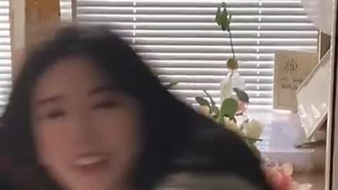 Cute asian girl happy new year7