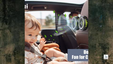 Review - USB Car Cooling Fans for Backseat