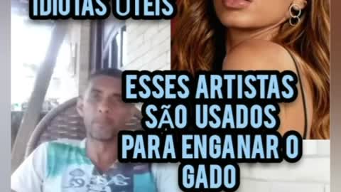 ANITTA e Artistas Idiotas Úteis-Direita e Esquerda é ilusão. A N0VA ORD£M MUNDIAL é Real