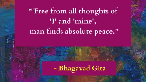 Quotes from Bhagavad Gita