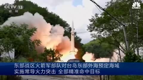 China launches live-fire missile drills around Taiwan