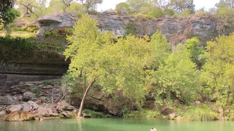 Secret swimming hole in Texas