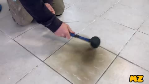 Method Surprised 50 Years Old Tiler!!! Remove Tiles Without Breaking