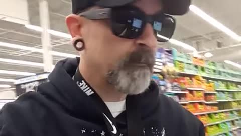 Wearing my Trump gear into Walmart