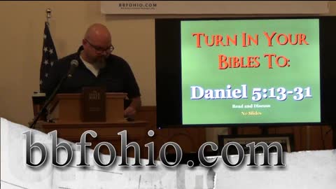 030 The Fall of Babylon (Daniel 5:13-31) 1 of 2