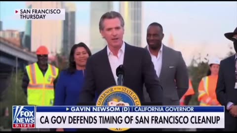 Gavin Newsom on San Francisco Cleanup Before APEC Summit