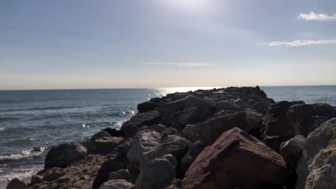 Beach of Valencia Spain