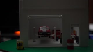 3d printed Race shop 1/64 scale