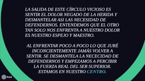 SALIR DEL DRAMA A TRAVÉS DE LA ACEPTACIÓN -CAMINO AL CENTRO-