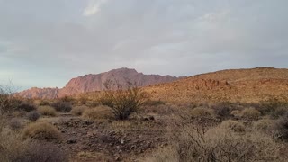 Rain in Valley of Fire.