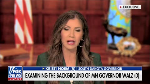 Kristi Noem Says Tampon Tim Is a Bully Who Likes to Mandate Things