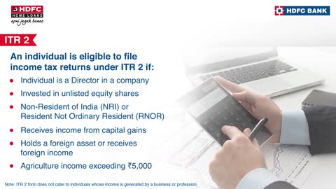 Know How to be Eligible for Home Loan by Filing ITR Forms | HDFC Bank