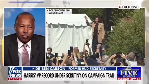 America will see Kamala Harris run away from her past policies: Dr. Ben Carson