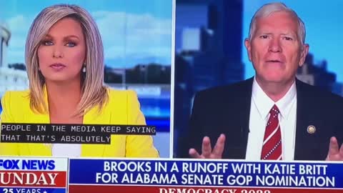 Mo Brooks just went on Fox News to hammer down on Election Fraud