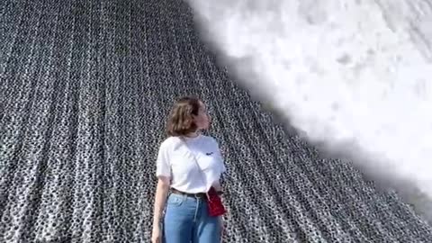 Mindblowing waterfall in dubai