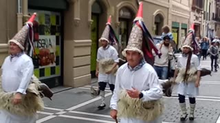 Jesters Celebration in Pamplona Spain