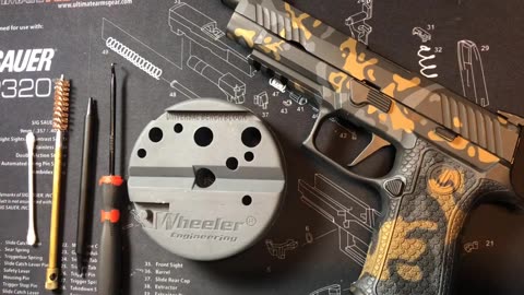 Sig Sauer P320 striker removal, disassembly, cleaning and reassembly