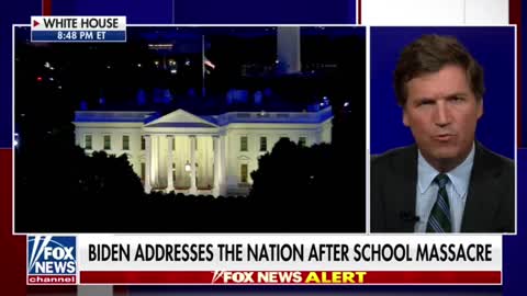 Tucker's Instant Reaction to Biden's Speech About Tragic Shooting in Texas