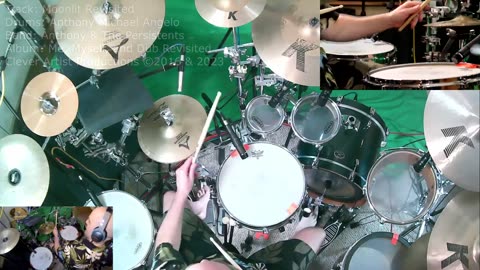 Moonlit Revisited by Anthony & The Persistents (Anthony Michael Angelo Drum Tracking Video) 1 of 10